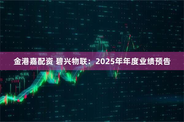 金港嘉配资 碧兴物联：2025年年度业绩预告